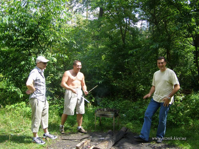 На шашлыках