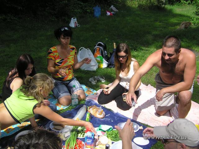 На шашлыках