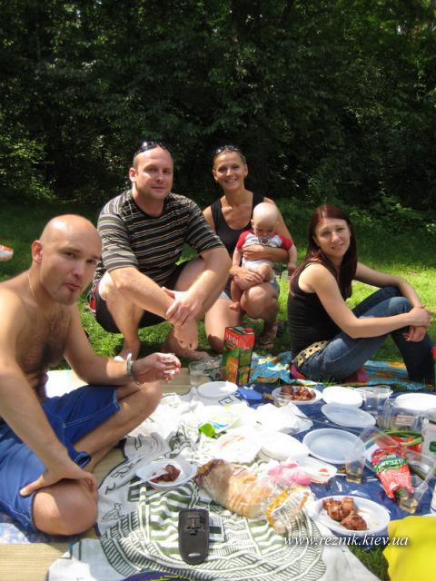 На шашлыках