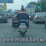 Украинское ГАИ закупает новые эскортные... скутеры.