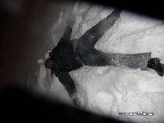 В снегу намного лучше получается, чем на песке :)