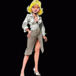 Девушка (анимированный GIF)(297x359)