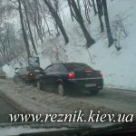 "Пробка" на тротуаре Владимирского спуска :)