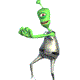 Танцующий инопланетянин (анимированный GIF)(101x80)