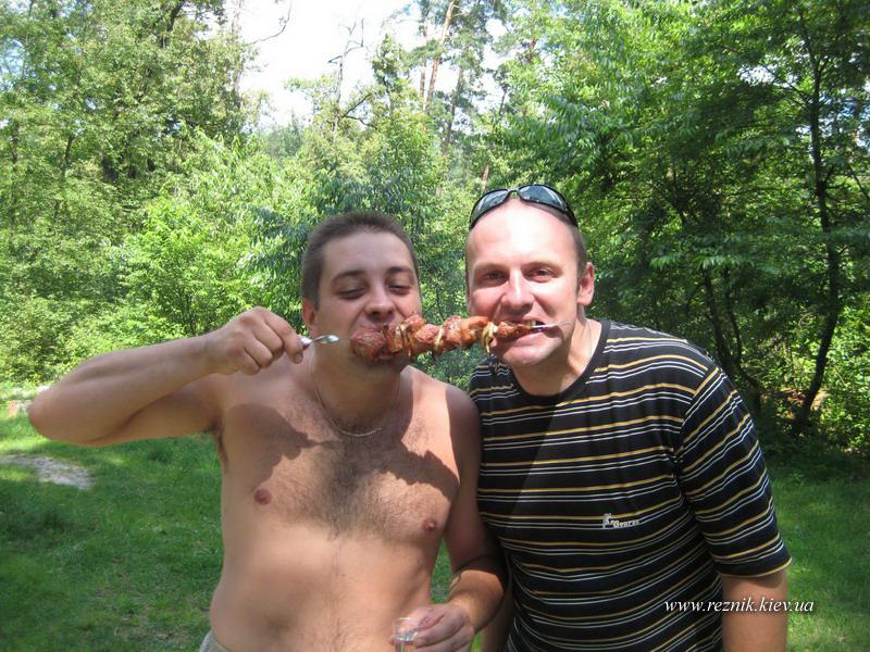 На шашлыках