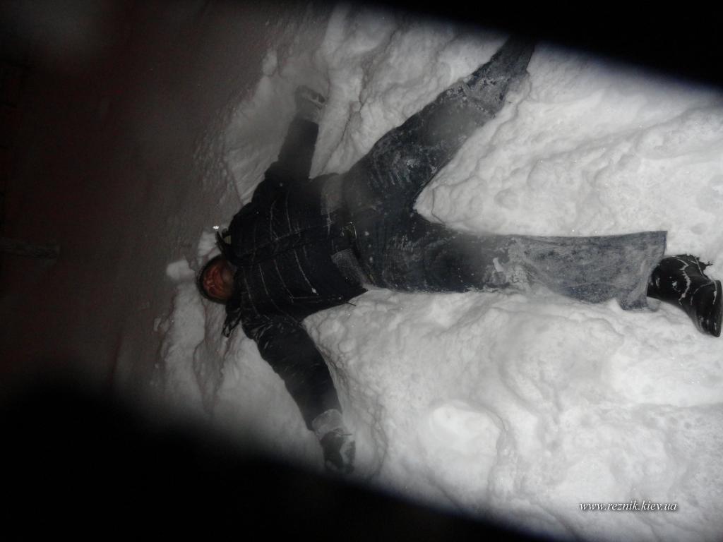 В снегу намного лучше получается, чем на песке :)